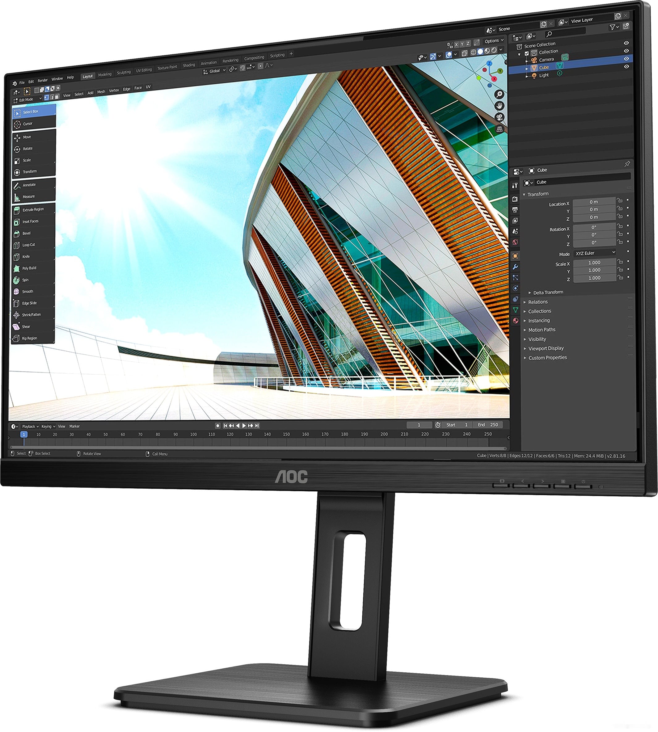Монитор AOC Q24P2Q, фото 3
