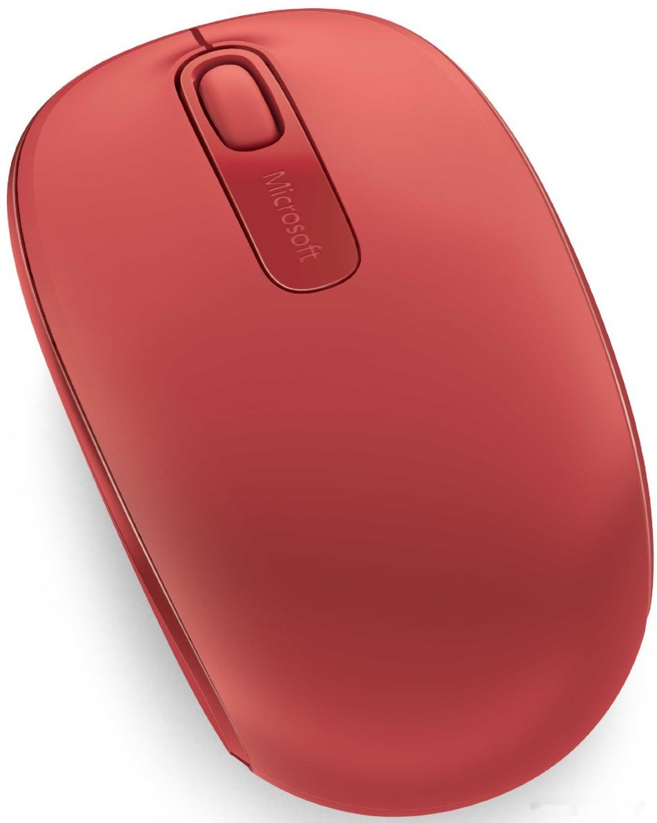 Мышь Microsoft Wireless Mobile Mouse 1850 (красный), фото 3