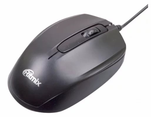 Мышь Ritmix ROM-200 Black USB, фото 3
