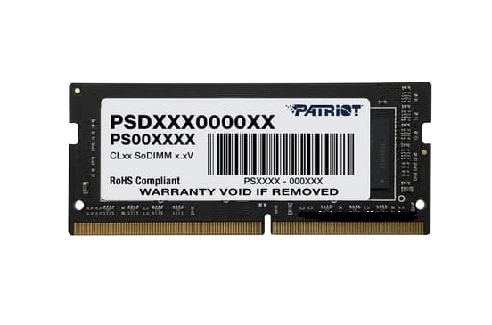 Оперативная память Patriot 8GB DDR4 SODIMM PC4-21300 PSD48G266682S, фото 1