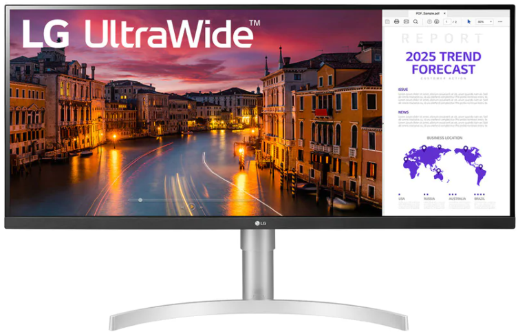 Монитор LG UltraWide 34WN650-W, фото 1