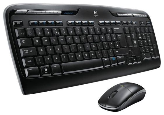 Клавиатура + мышь Logitech Wireless Combo MK330 Black USB, фото 1