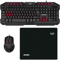 Клавиатура + мышь с ковриком Sven GS-9200