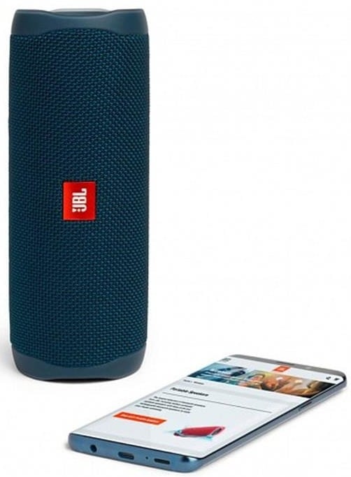 Портативная акустика JBL Flip 5 (Blue), фото 4