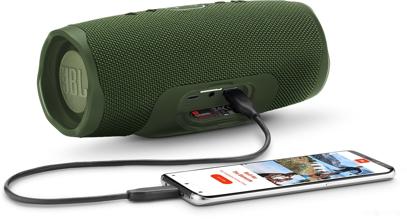 Портативная акустика JBL Charge 4 (Green), фото 6