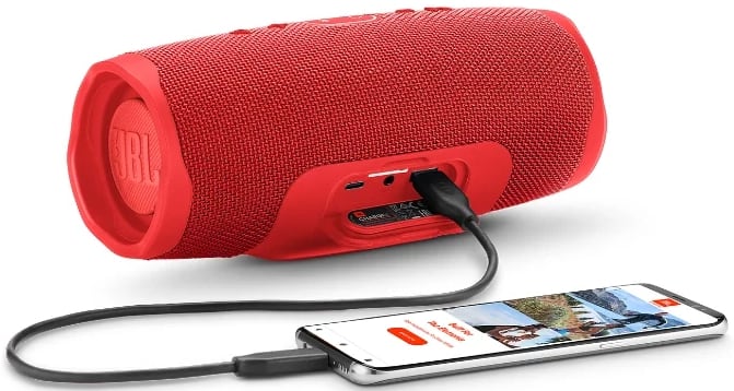 Портативная акустика JBL Charge 4 (Red), фото 4