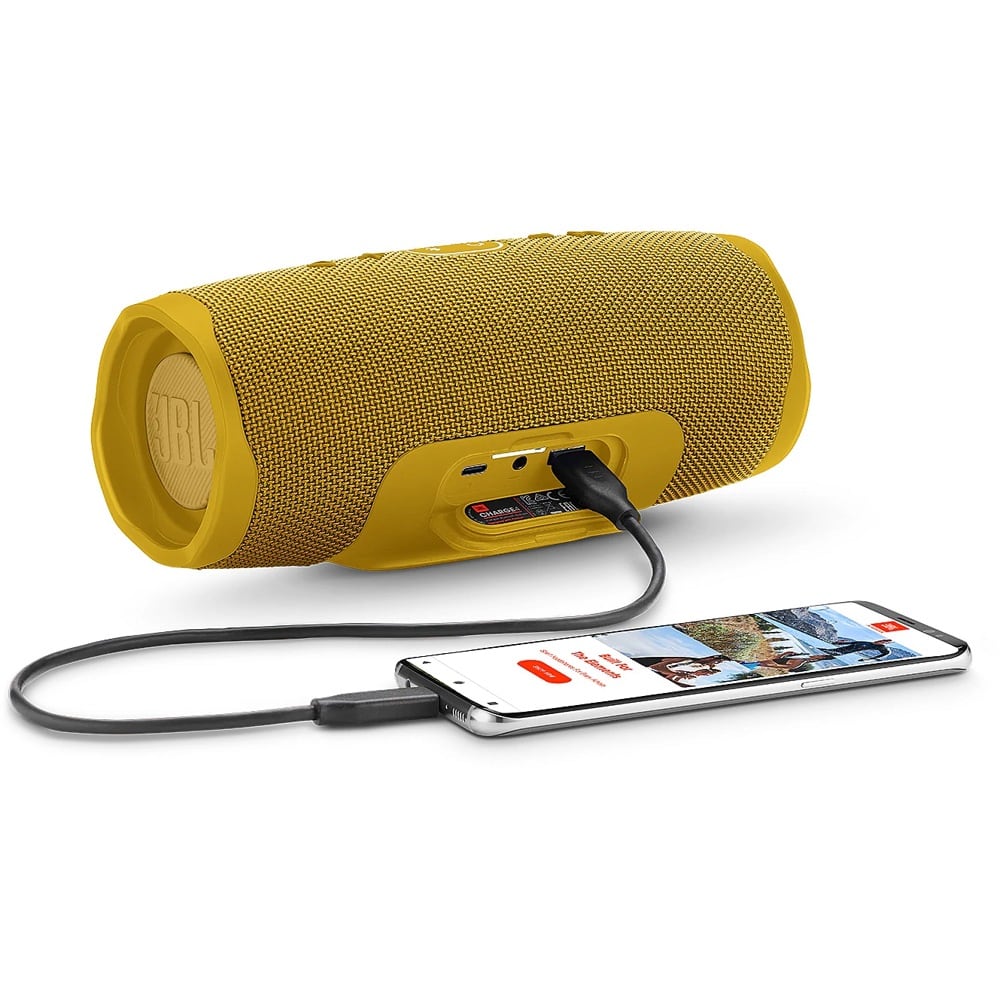 Портативная акустика JBL Charge 4 (Yellow), фото 2