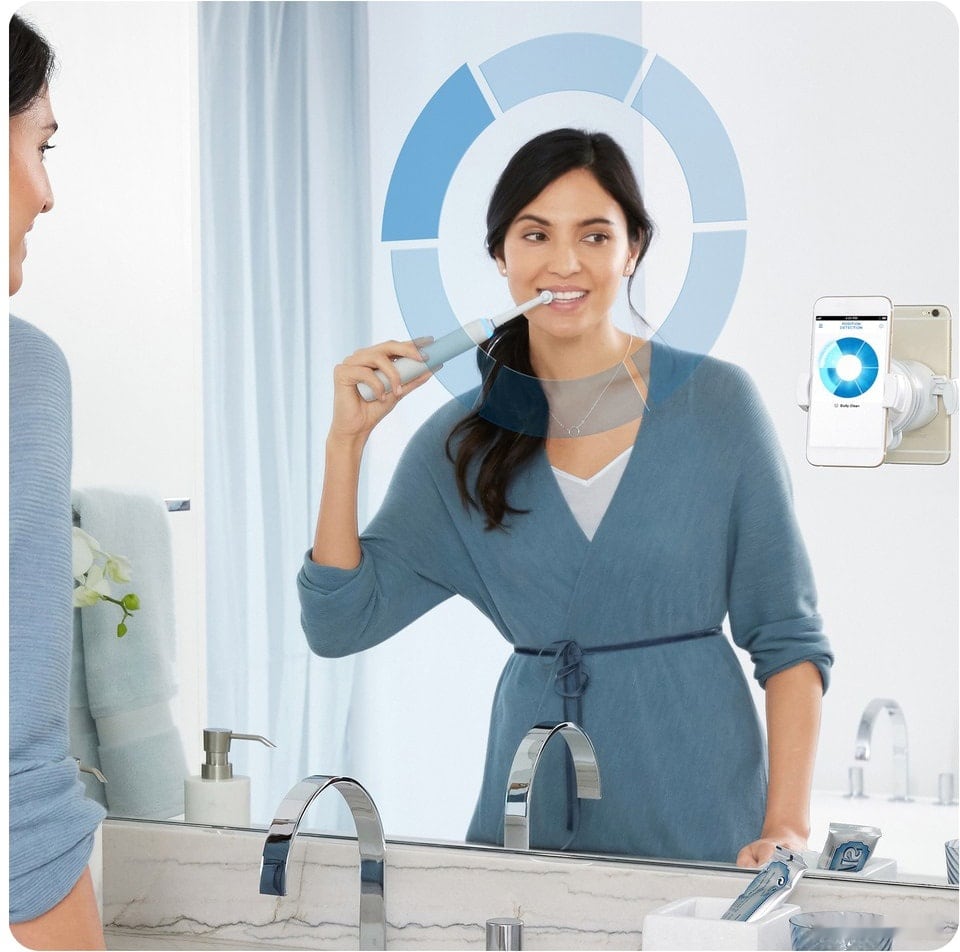 Электрическая зубная щетка Braun Oral-B Genius 8000 White D 701.535.5XC, фото 7