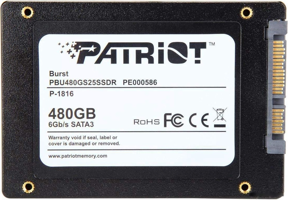 SSD Patriot Burst 480GB PBU480GS25SSDR, фото 4