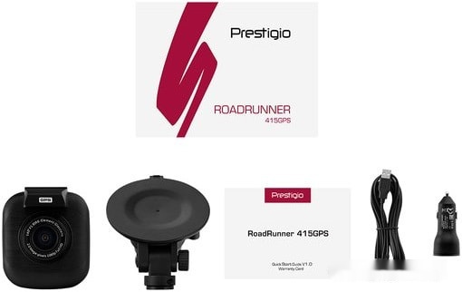 Автомобильный видеорегистратор Prestigio RoadRunner 415GPS, фото 3