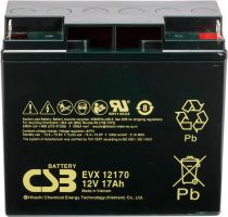 Аккумулятор для ИБП CSB EVX12170 (12В/17 А·ч)