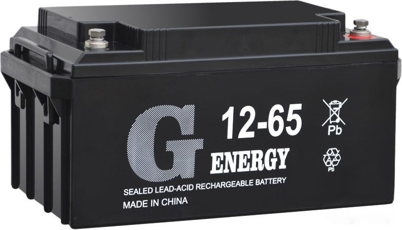 Аккумулятор для ИБП G-Energy 12-65 (12В/65 А·ч)