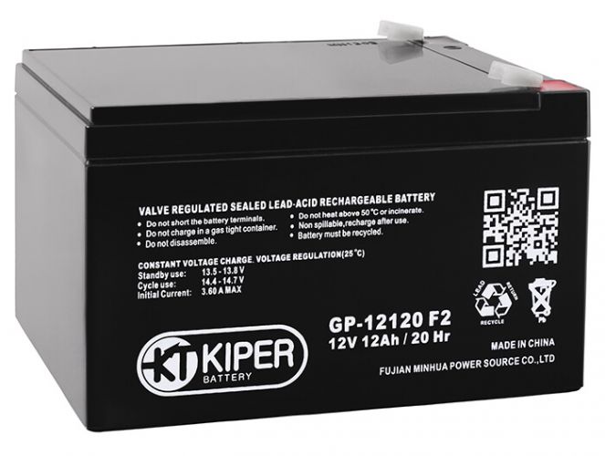 Аккумулятор для ИБП Kiper GP-12120 F2 (12В/12 А·ч)