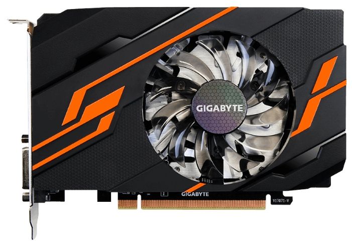 Видеокарта Gigabyte GeForce GT 1030 OC 2GB [GV-N1030OC-2GI]