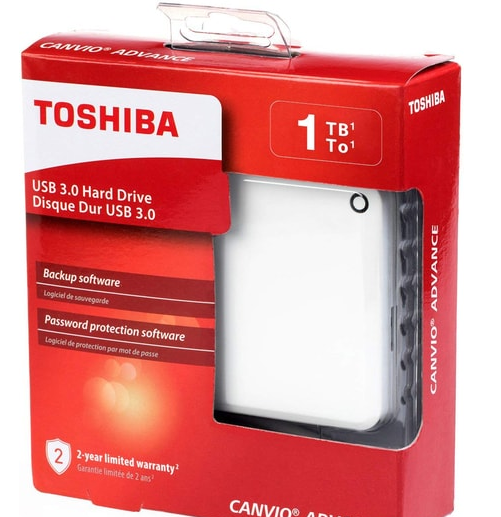 Внешний жёсткий диск Toshiba Canvio Advance 1TB (White), фото 5