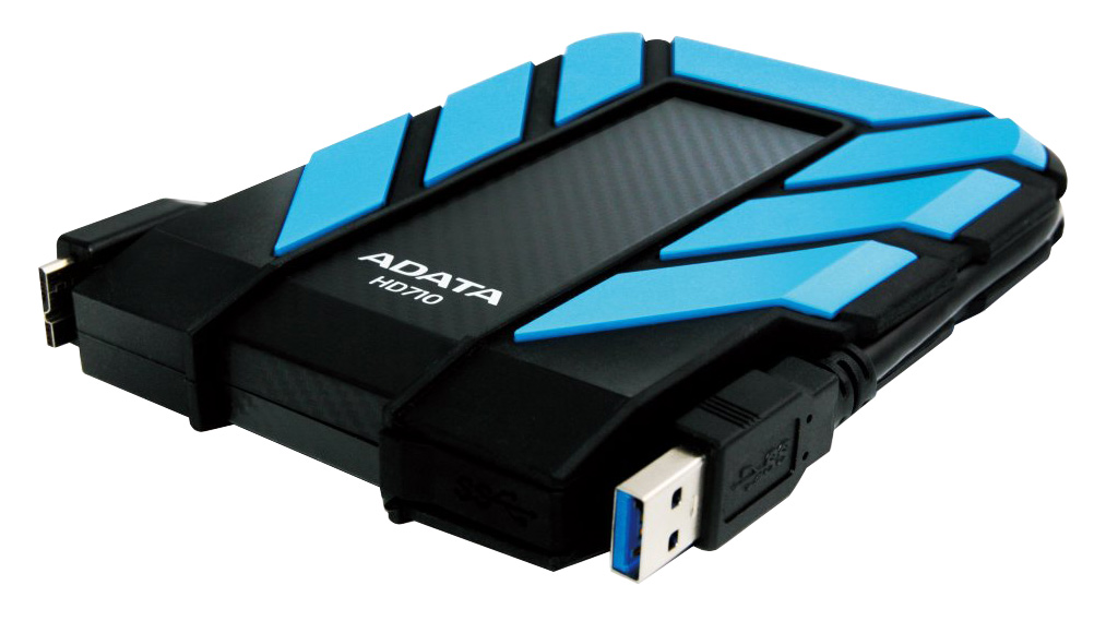 Внешний жёсткий диск A-Data DashDrive Durable HD710 2TB (Blue), фото 2