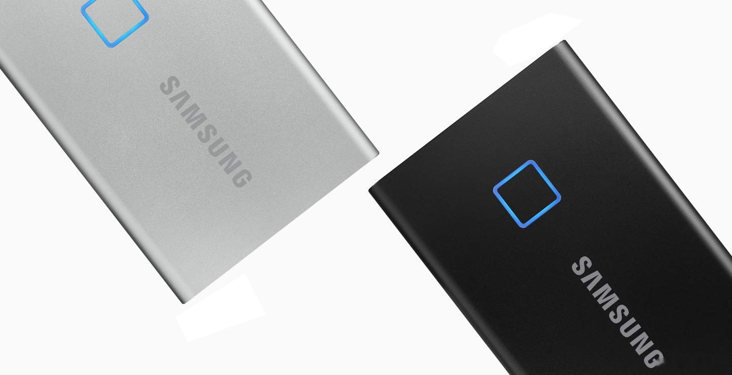 Внешний накопитель Samsung T7 Touch 1TB (серебристый), фото 4