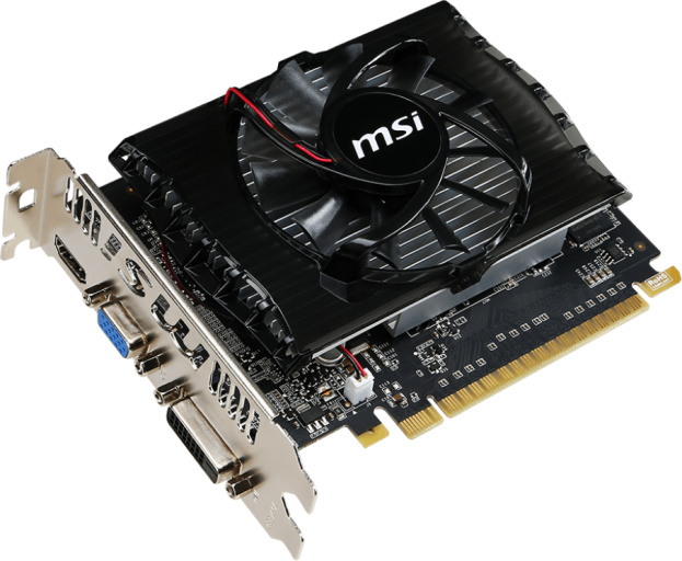 Видеокарта MSI GeForce GT 730 2GB DDR3 (N730-2GD3V2), фото 1
