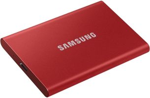 Внешний накопитель Samsung T7 2TB (красный)