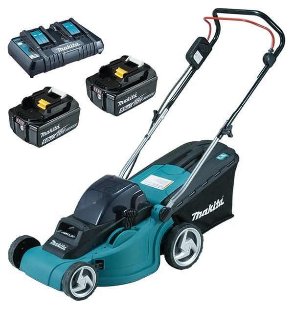 Аккумуляторная газонокосилка Makita DLM380PM2, фото 4