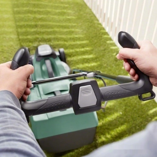 Колёсная газонокосилка Bosch CityMower 18 06008B9A00 (с 1-м АКБ и ЗУ), фото 7
