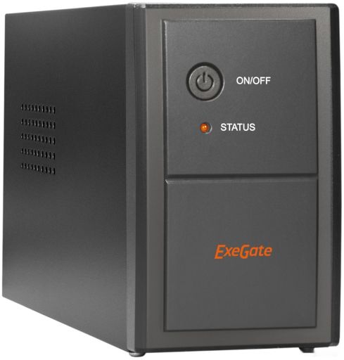 Источник бесперебойного питания Exegate BNB-600.LED.AVR.EURO EP244543RUS, фото 1