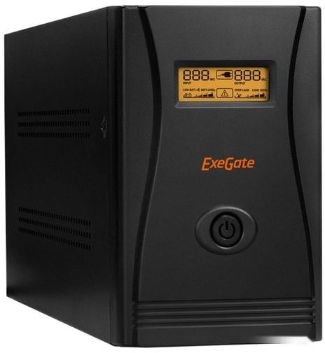 Источник бесперебойного питания Exegate LLB-2200.LCD.AVR.EURO.RJ.USB EP285531RUS, фото 1