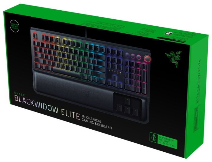 Клавиатура RAZER BlackWidow Elite (Green Switch) Black USB, фото 8