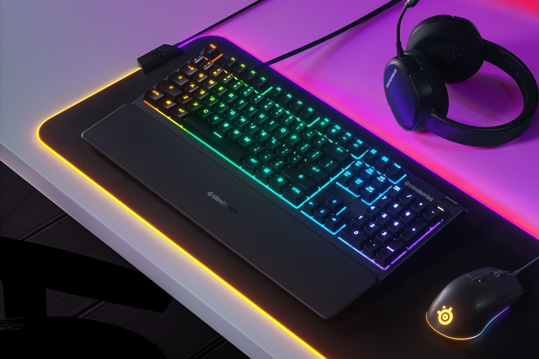 Клавиатура SteelSeries Apex 3, фото 3
