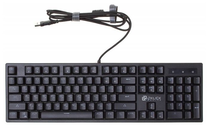 Клавиатура Oklick 940G VORTEX Black USB, фото 10