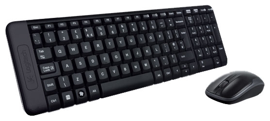 Клавиатура Logitech Wireless Combo MK220 Black USB, фото 2