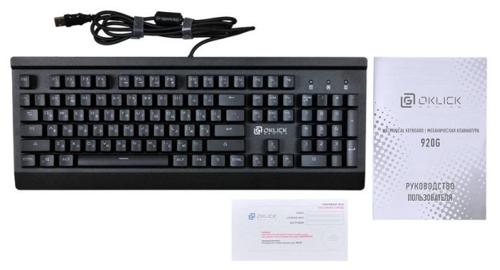 Клавиатура Oklick 920G IRON EDGE Black USB, фото 7