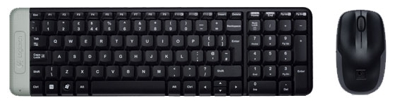 Клавиатура Logitech Wireless Combo MK220 Black USB, фото 4