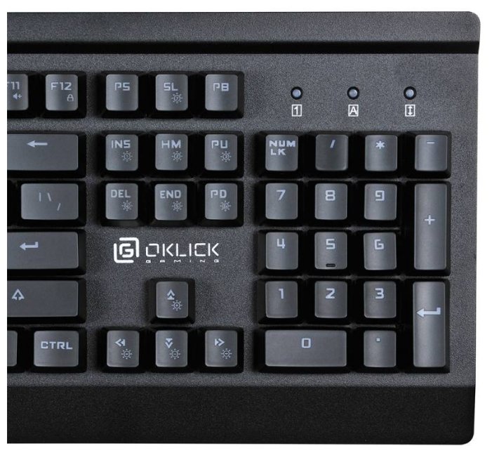 Клавиатура Oklick 920G IRON EDGE Black USB, фото 5
