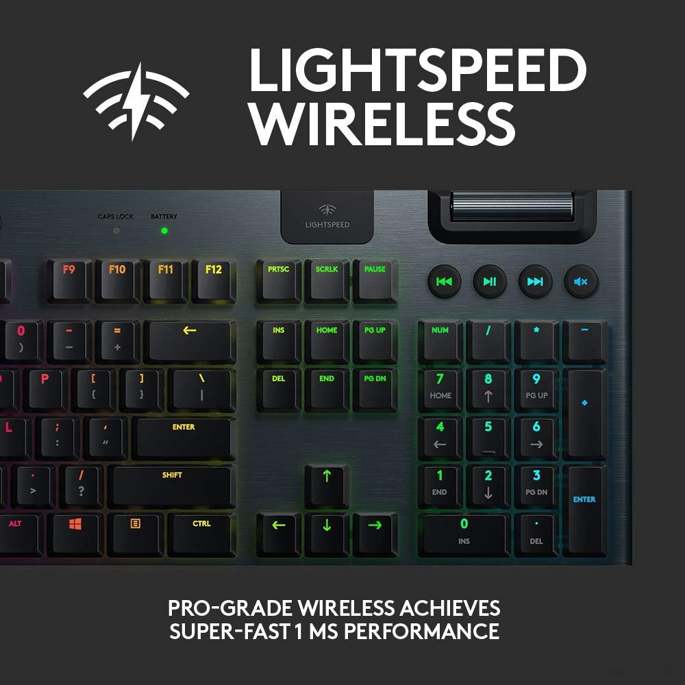 Клавиатура Logitech G915 Lightspeed GL Tactile, фото 10