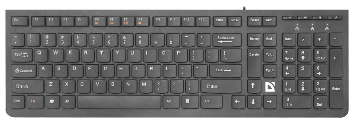 Клавиатура Defender UltraMate SM-530 RU Black USB, фото 1