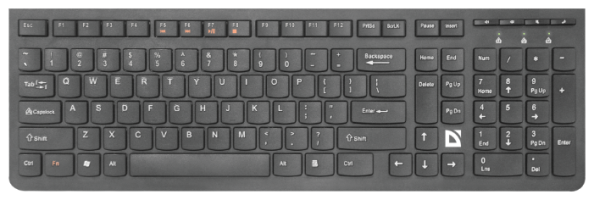 Клавиатура Defender UltraMate SM-535 RU Black USB