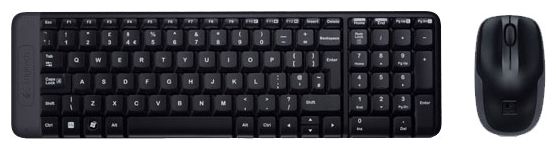Клавиатура Logitech Wireless Combo MK220 Black USB