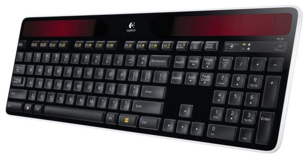Клавиатура Logitech Wireless Solar Keyboard K750 Black USB, фото 1
