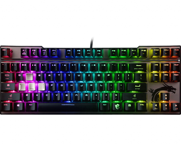 Клавиатура MSI Vigor GK70 Red USB Black/SIlver