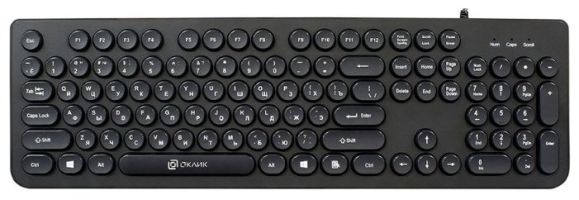 Клавиатура Oklick 400MR Black USB
