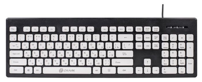 Клавиатура Oklick 580M Black USB, фото 1