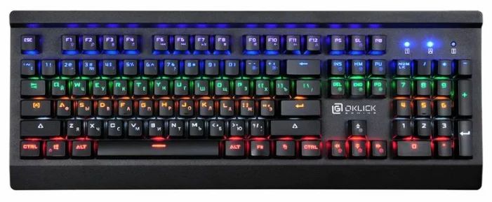 Клавиатура Oklick 920G IRON EDGE Black USB, фото 1