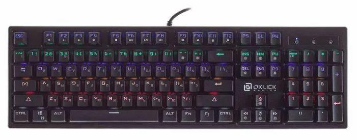 Клавиатура Oklick 940G VORTEX Black USB, фото 1