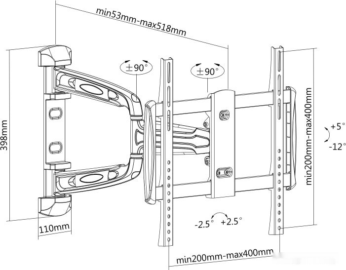 Кронштейн SBOX PWM-3144, фото 3