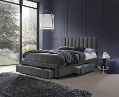 Кровать Halmar GRACE (серый) 160/200