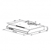 Кухонная вытяжка HOMSair Horizontal 60 (белый)