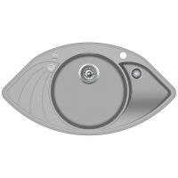 Кухонная мойка AquaSanita Papillon SCP151AW argent