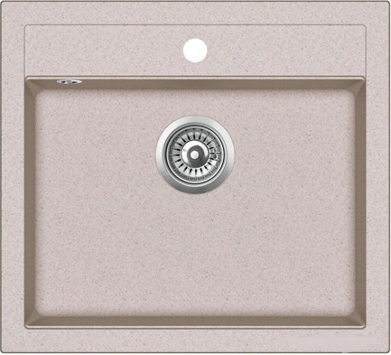 Кухонная мойка AquaSanita Quadro SQQ100W beige 110, фото 1