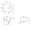 Кухонная мойка AquaSanita SQT 102 601 AW black metallic